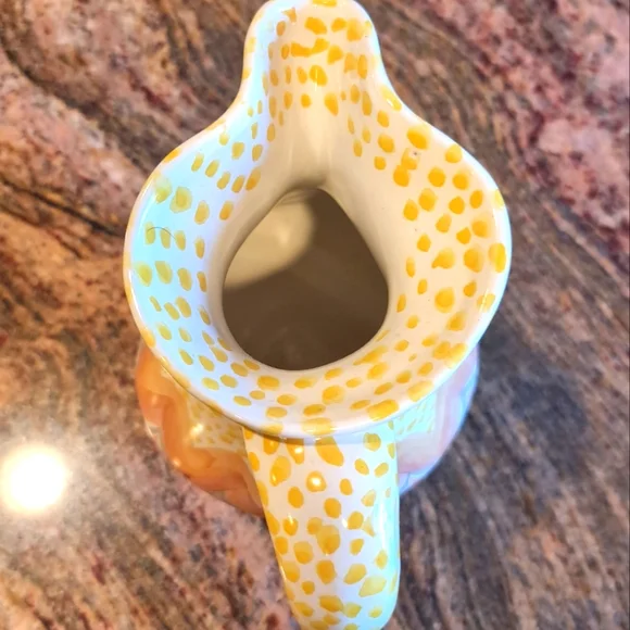 ***SOLD*** Vintage MacKenzie-Childs Red Clay Ceramic Brittany Pitcher - Picture 5 of 10